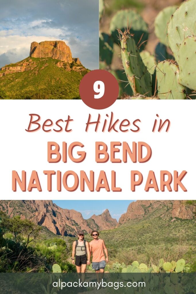 best hikes in big bend national park pin