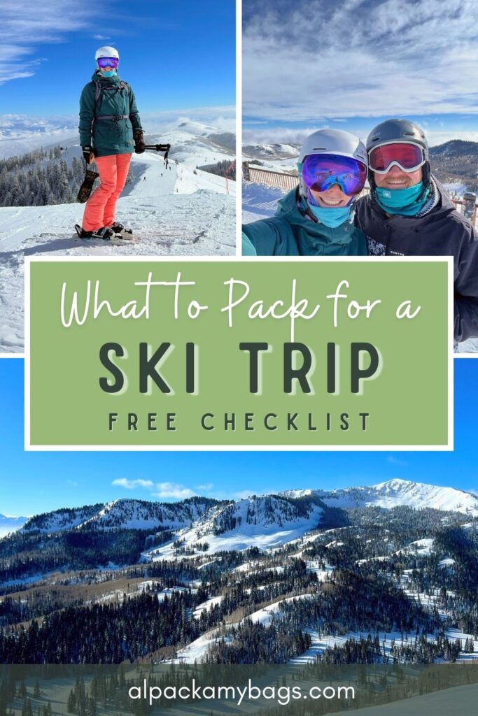 What to Pack for a Ski Trip Pin