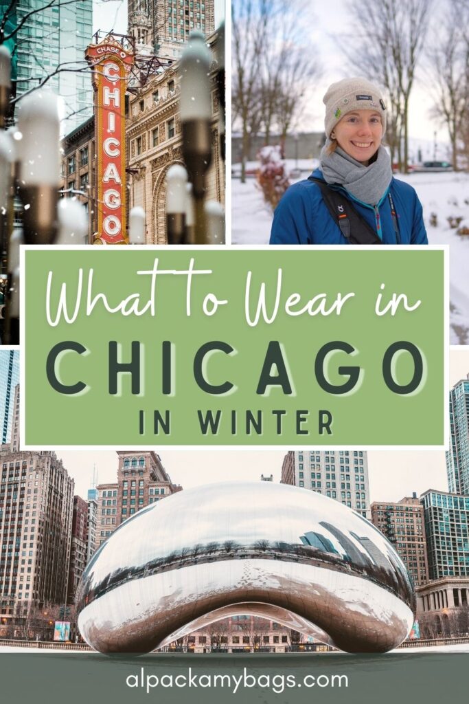 what to wear in chicago in winter pin