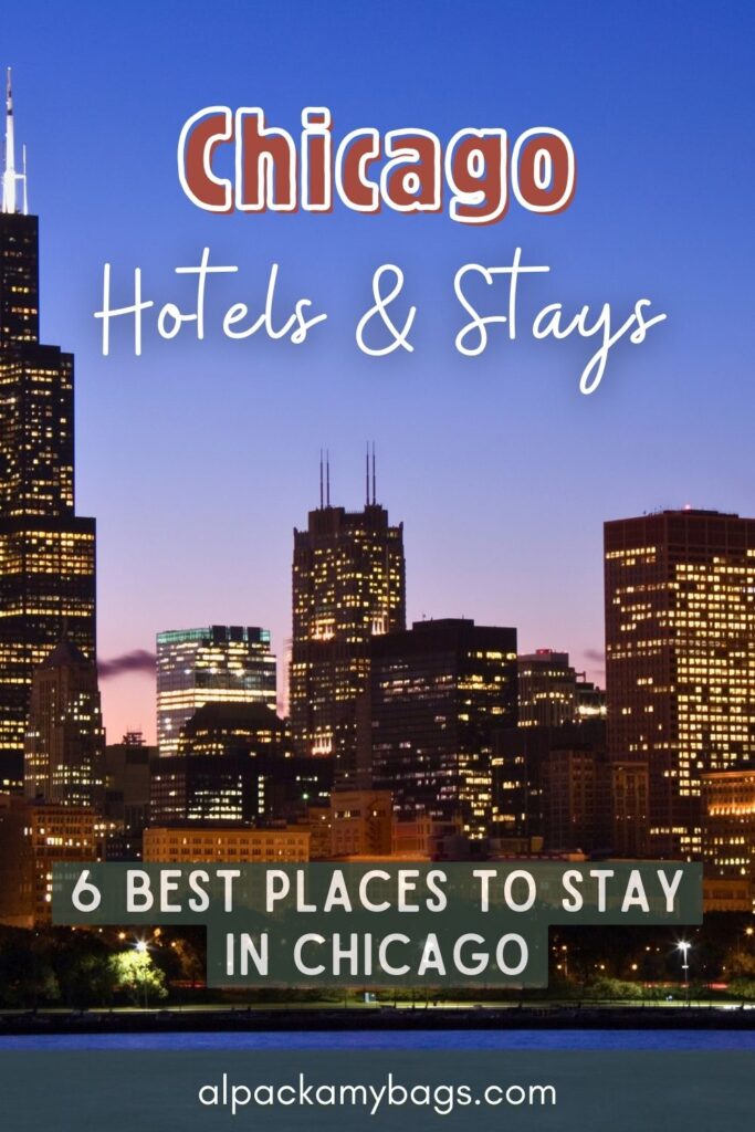 Best Places to Stay in Chicago Pinterest Cover