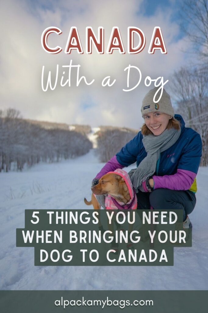 Canada with a Dog Pinterest Cover