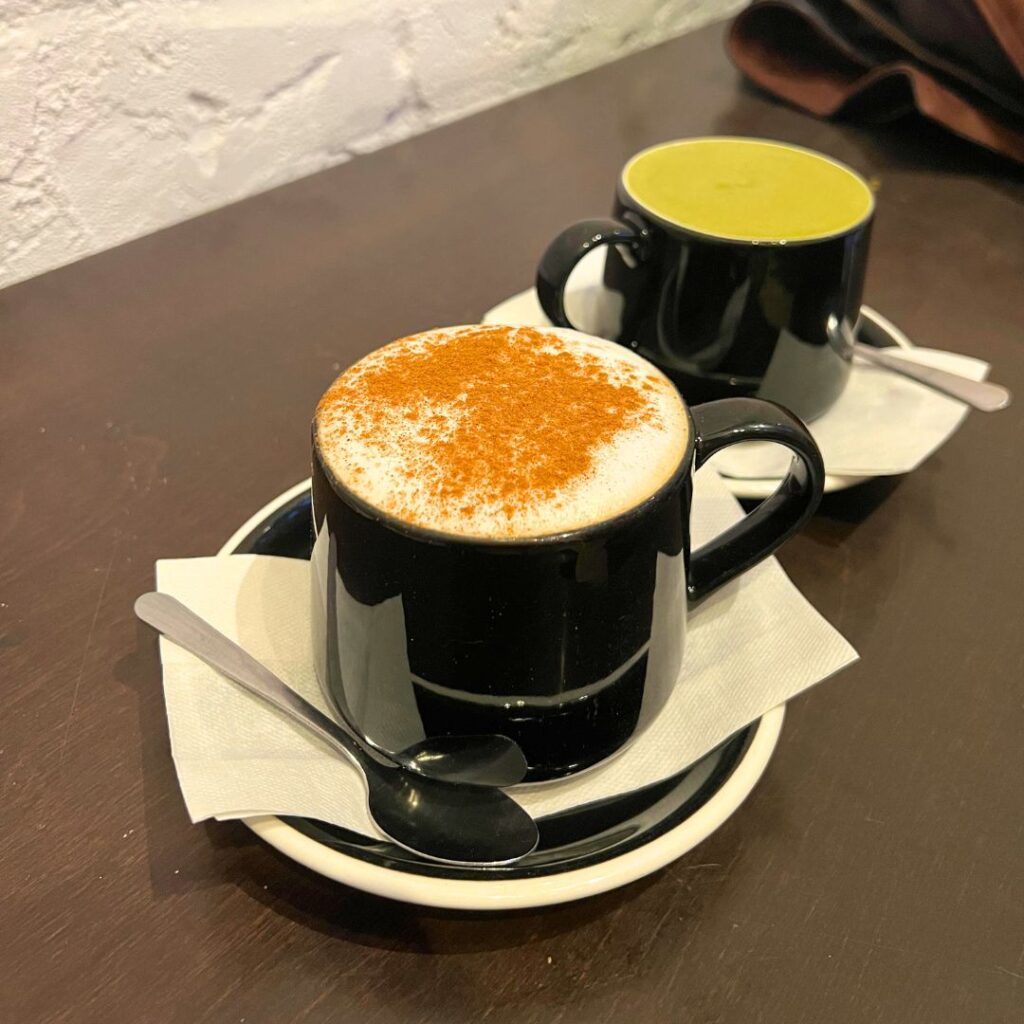 Chai and Matcha from Cafe Pekoe, Quebec City