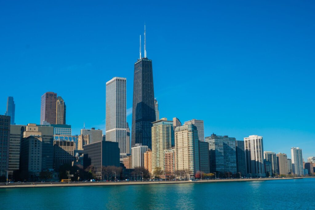 Chicago Skyline from the Lake