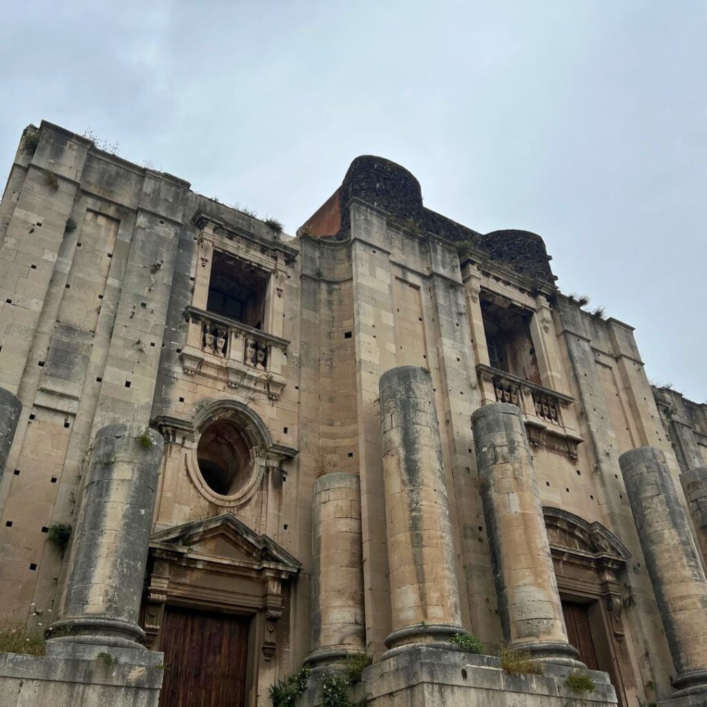 Chiesa di San Nicolò l'Arena in Catania Sicily