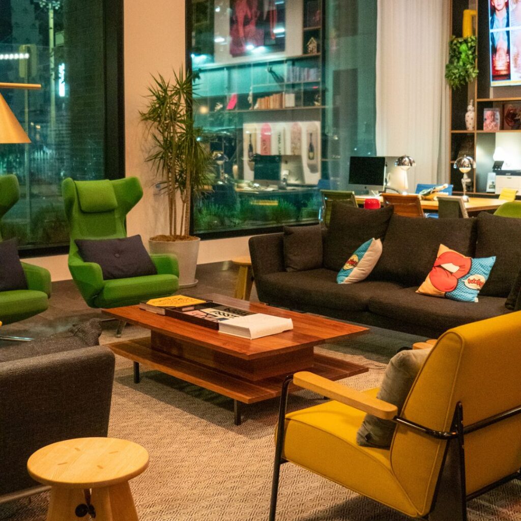 CitizenM Hotel Lobby in LA