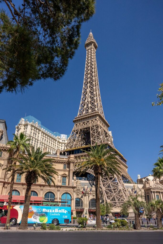 Eiffel Tower in Las Vegas Strip