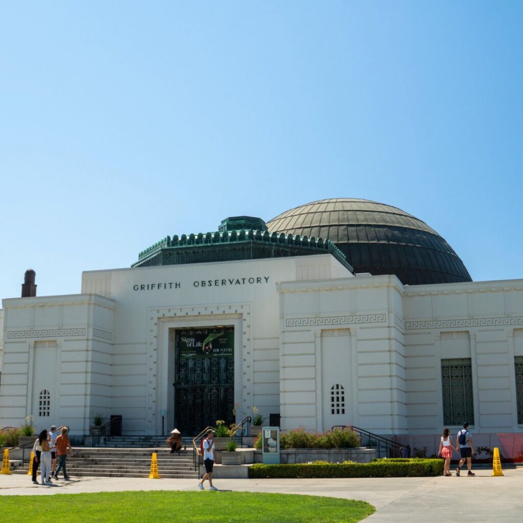 Entrance to Griffith Observatory Los Angeles