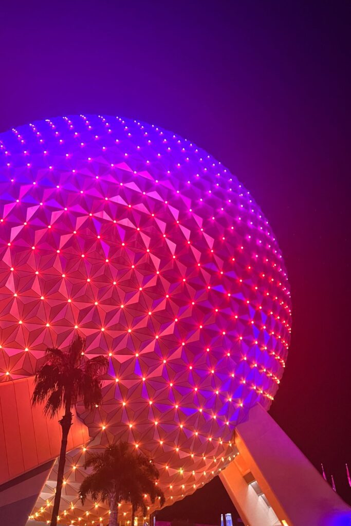 Epcot Globe at Night (Disney World)