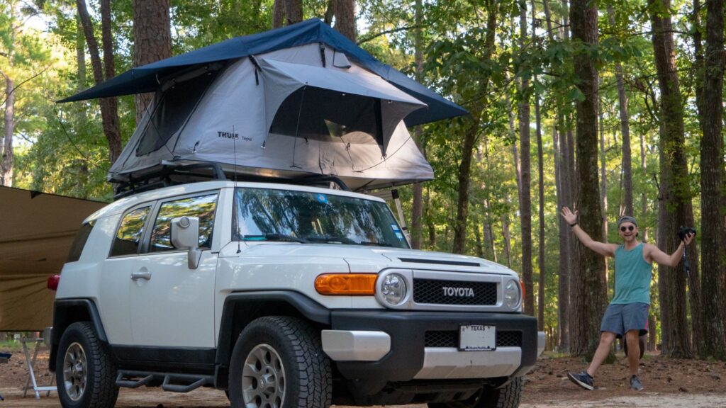 FJ Rooftop Tent Camping with Nate