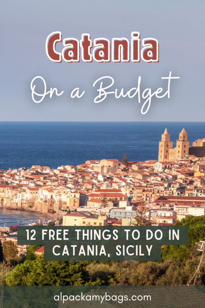 Free Things to Do in Catania Pinterest Cover