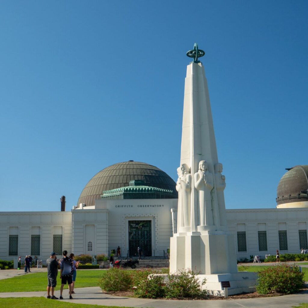 Front of Griffith Observatory Los Angeles