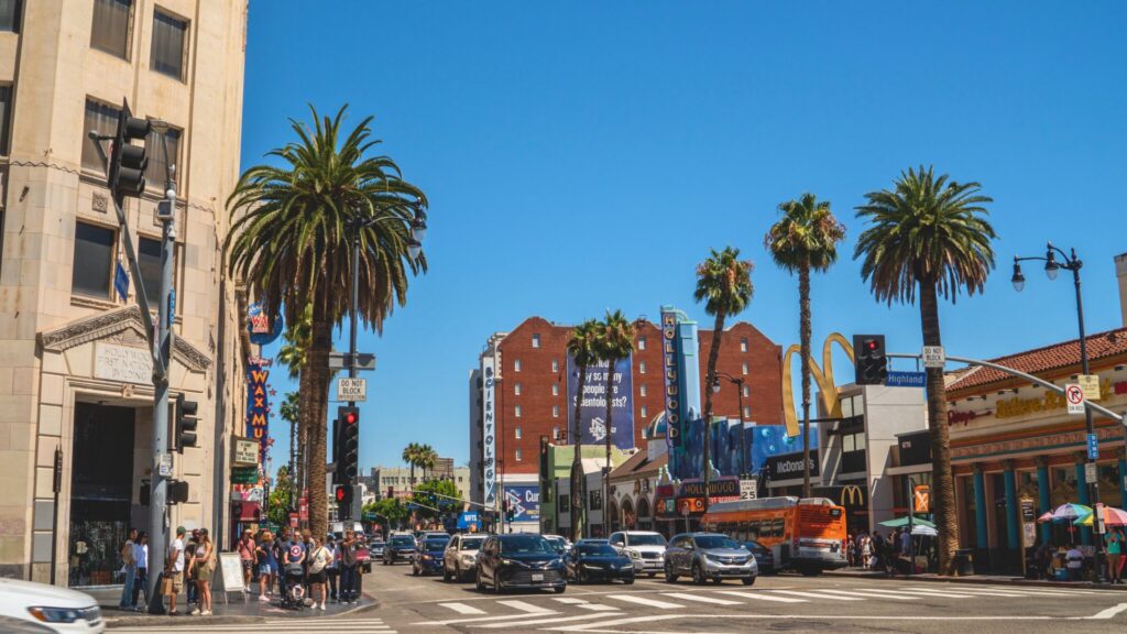 How to Get Around LA Without a Car (LA Street Downtown)