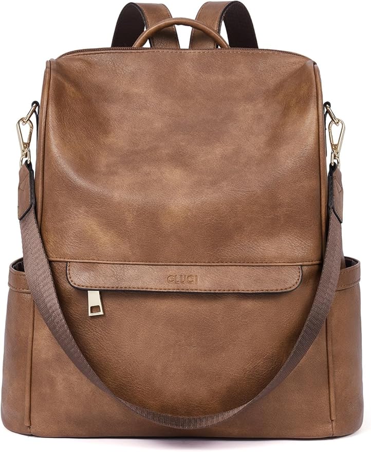 Leather Backpack Purse