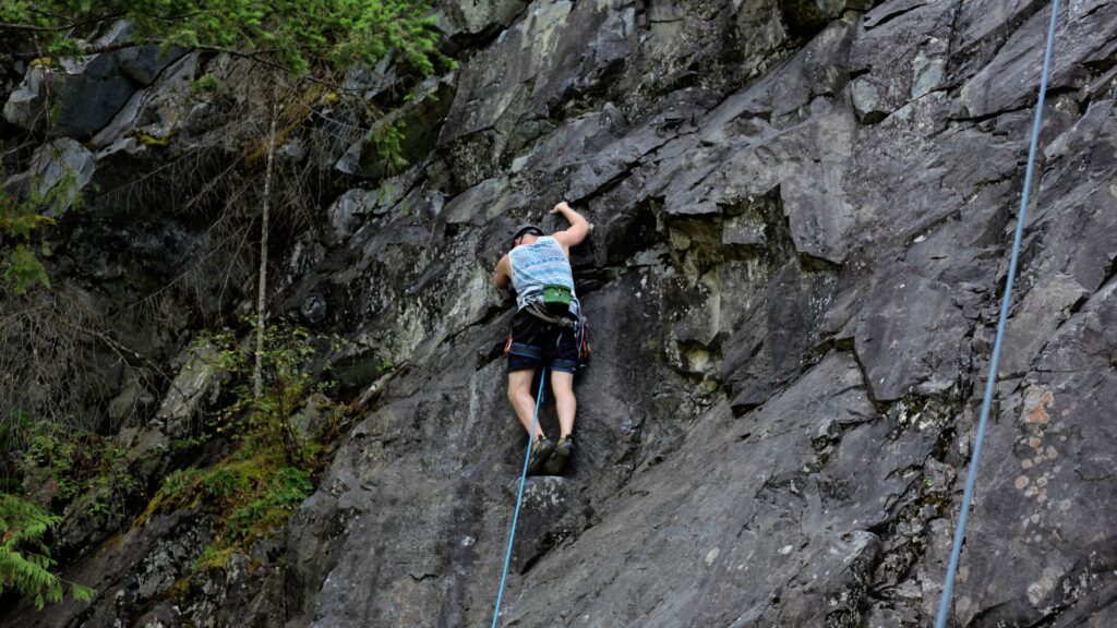 Man rock climbing - by Johan Bos from Pexels