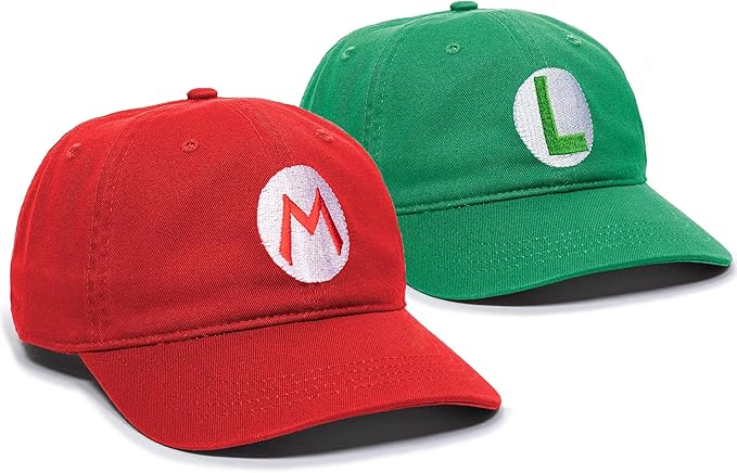 Mario and Luigi Hats