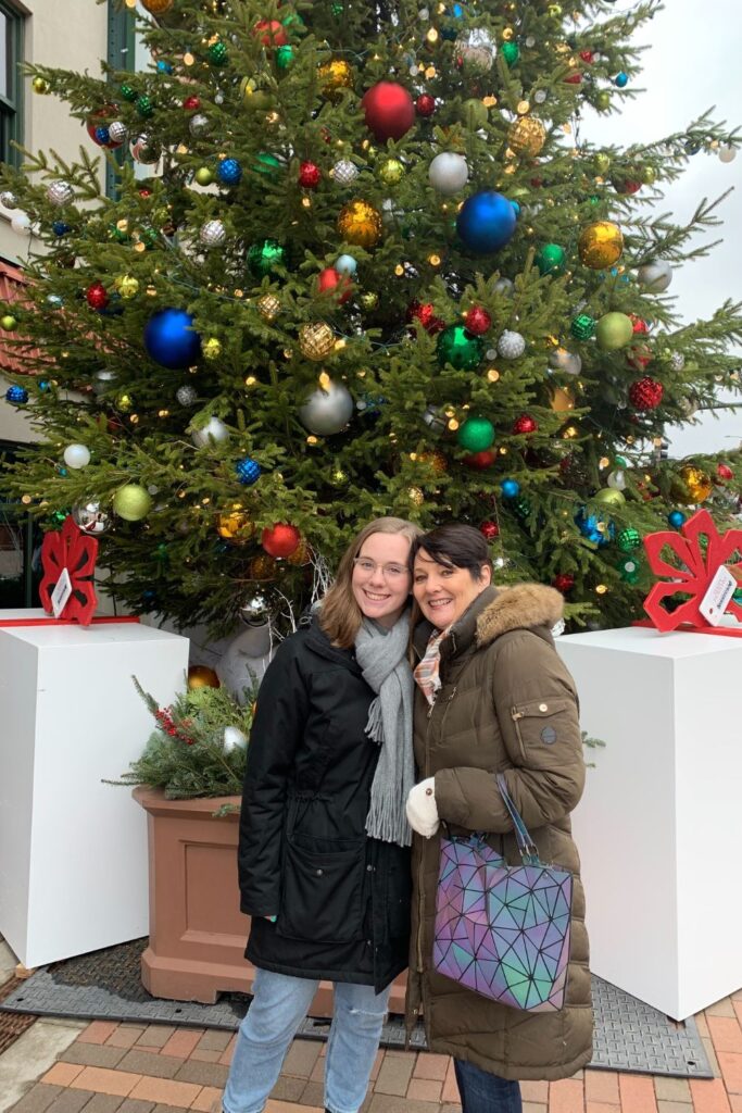 Mother and Daughter at Chicago Christkindl