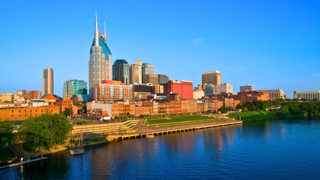 Nashville Skyline in the morning