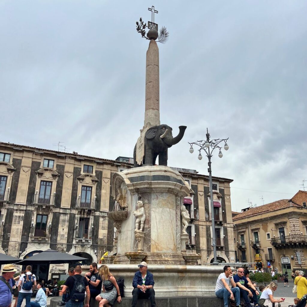 Piazza del Duomo in Catania Sicily