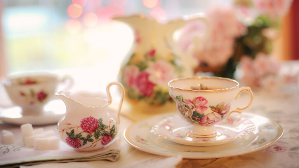 Porcelain Tea Cup for Afternoon Tea