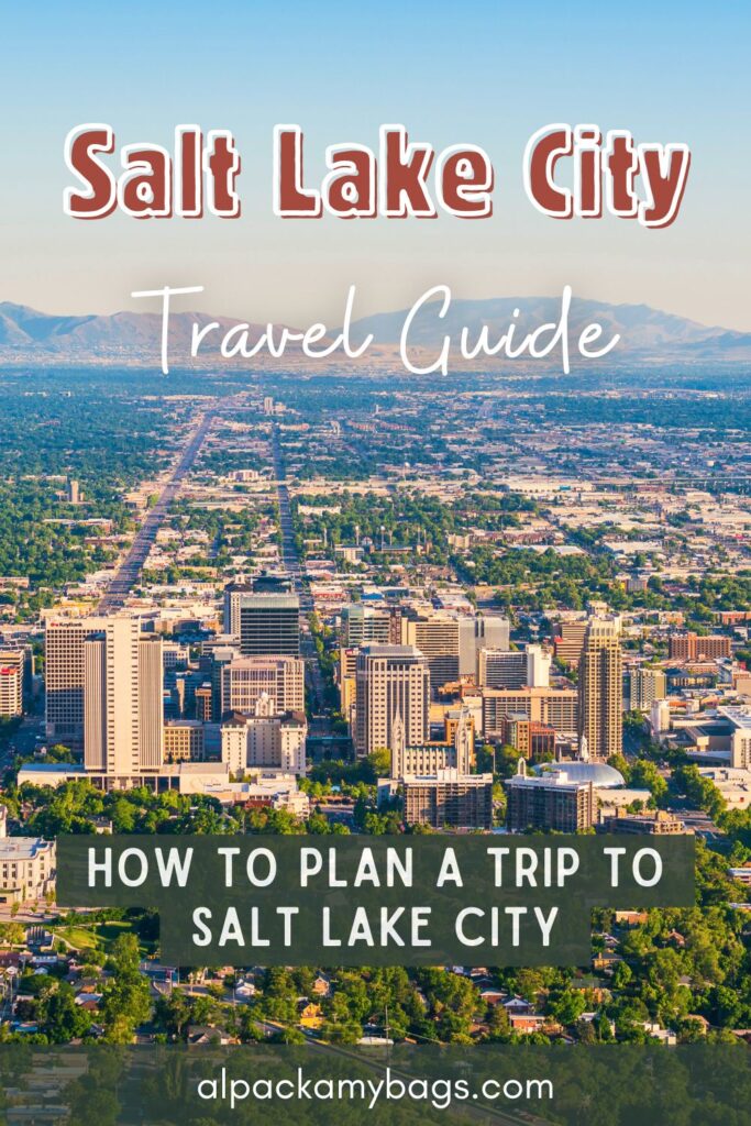 Planning a Trip to Salt Lake City Guide Pin Cover