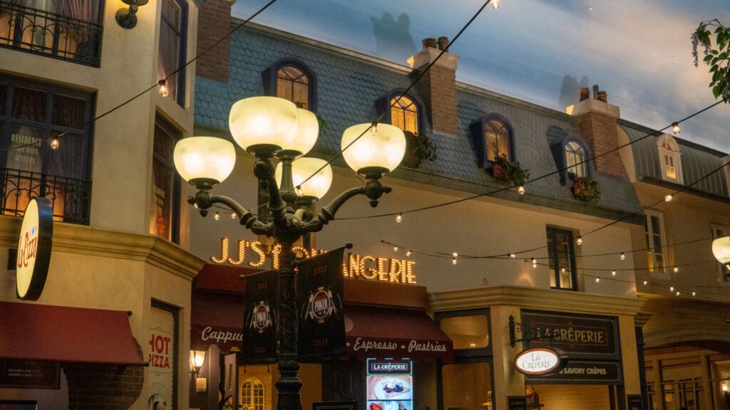 Street Decor in Paris Hotel in Las Vegas