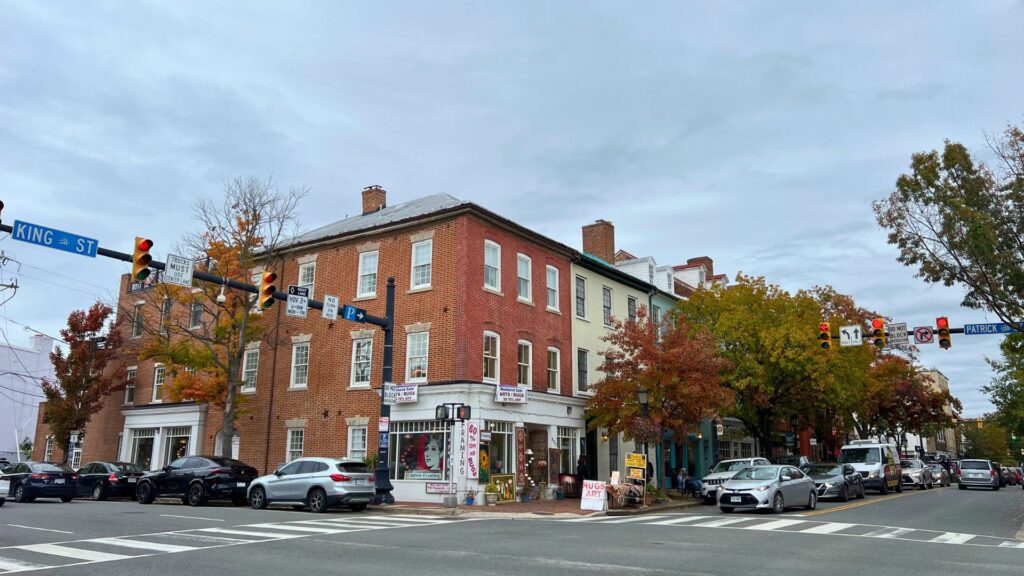 Street in Oldtown Alexandria VA