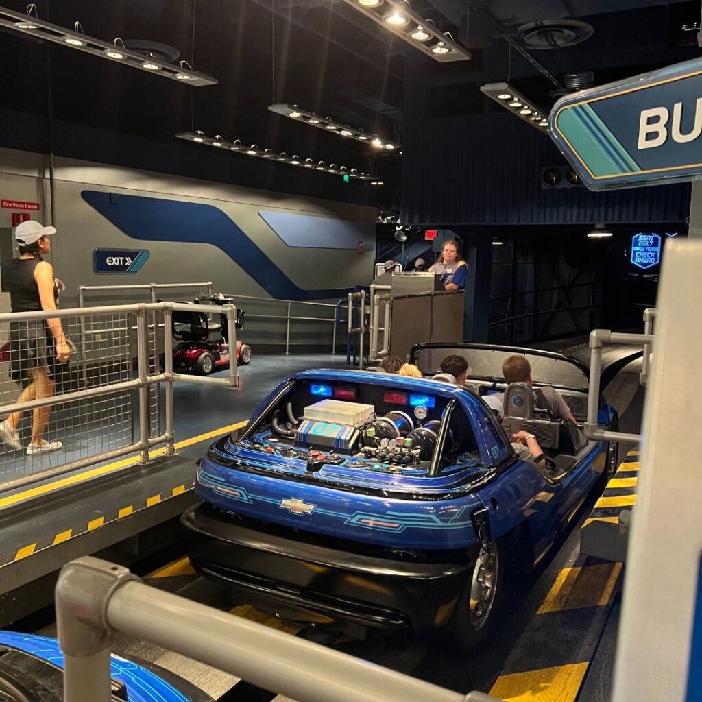 TestTrack Ride in Epcot Disney