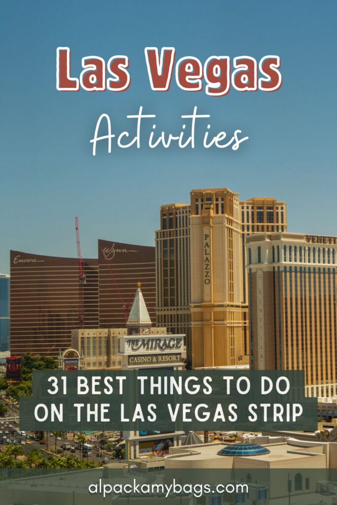 Things to Do in Las Vegas Strip Pin