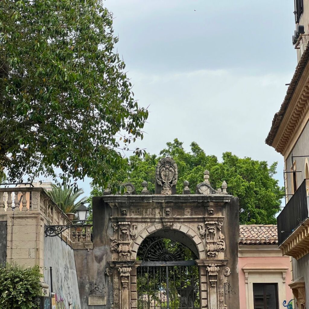 Via Crociferi in Catania Sicily