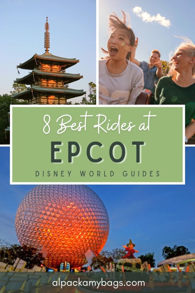 Best Rides at Epcot Disney World Pin