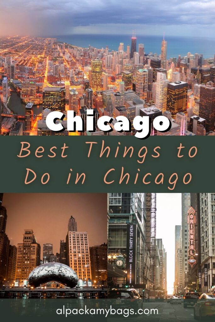 Best Things to Do in Chicago Pinterest Cover