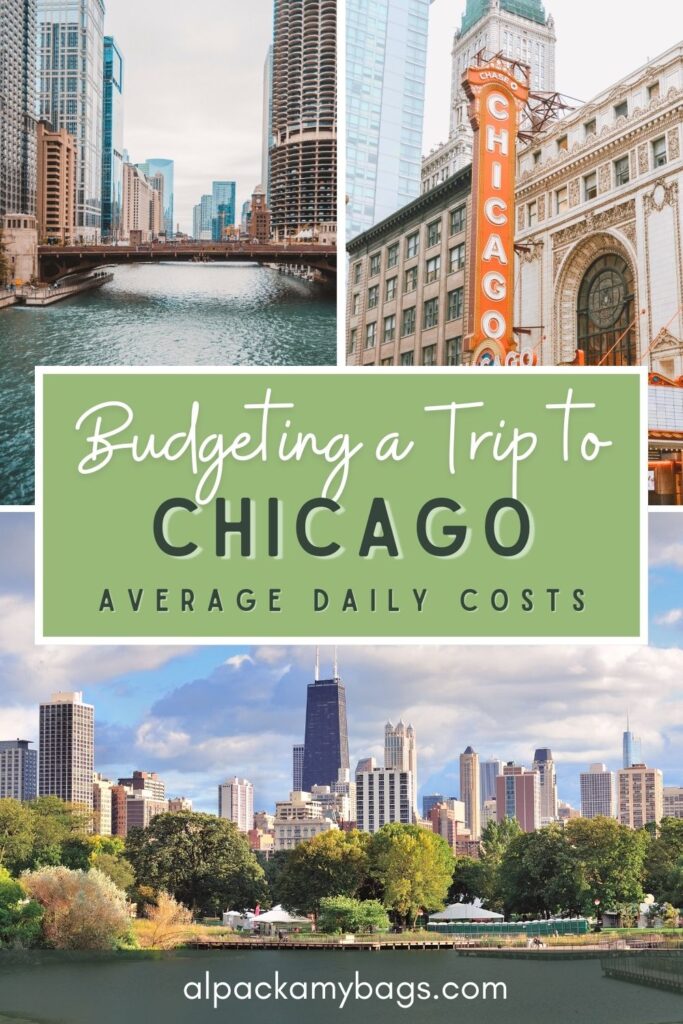 Chicago Trip Cost Pinterest Cover