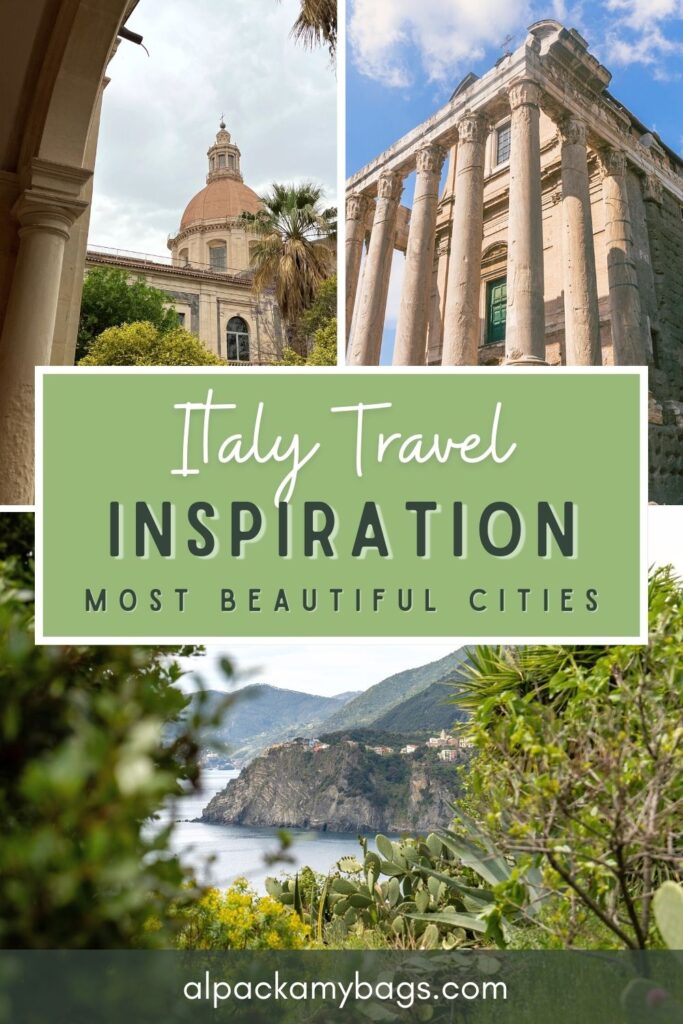 Most Beautiful Cities in Italy Pinterest Cover