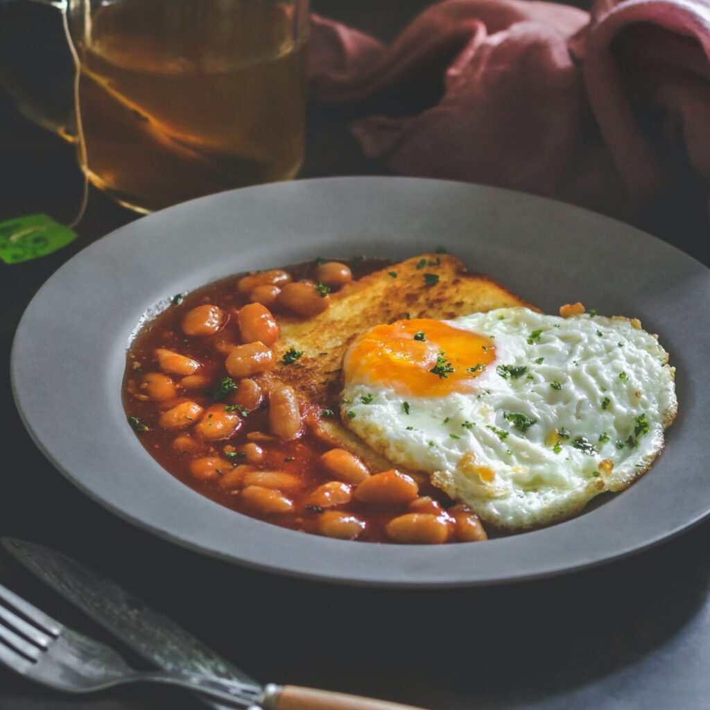 Maple Baked Beans breakfast