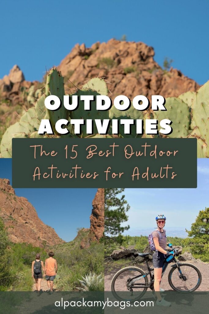 Outdoor Activities for Adults Pin