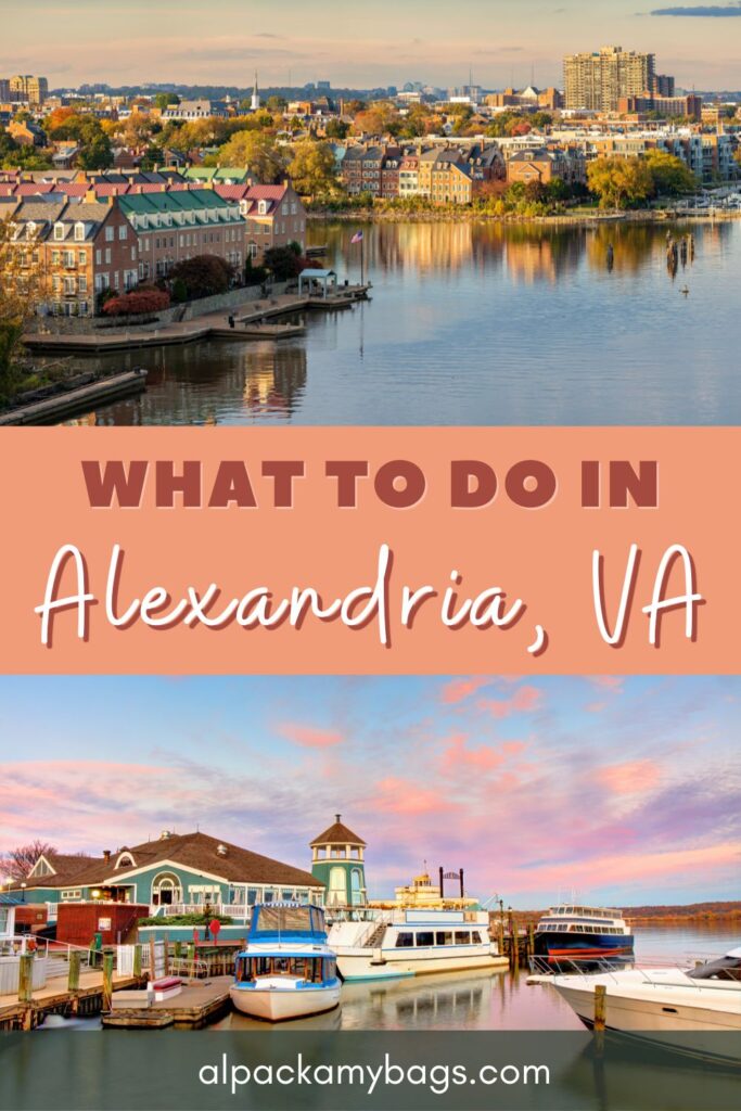 Best Things to Do in Alexandria Virginia Pin Cover