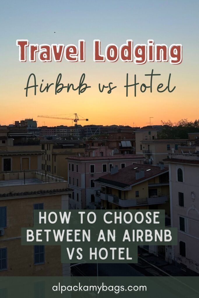 Airbnb vs Hotel Pin Cover