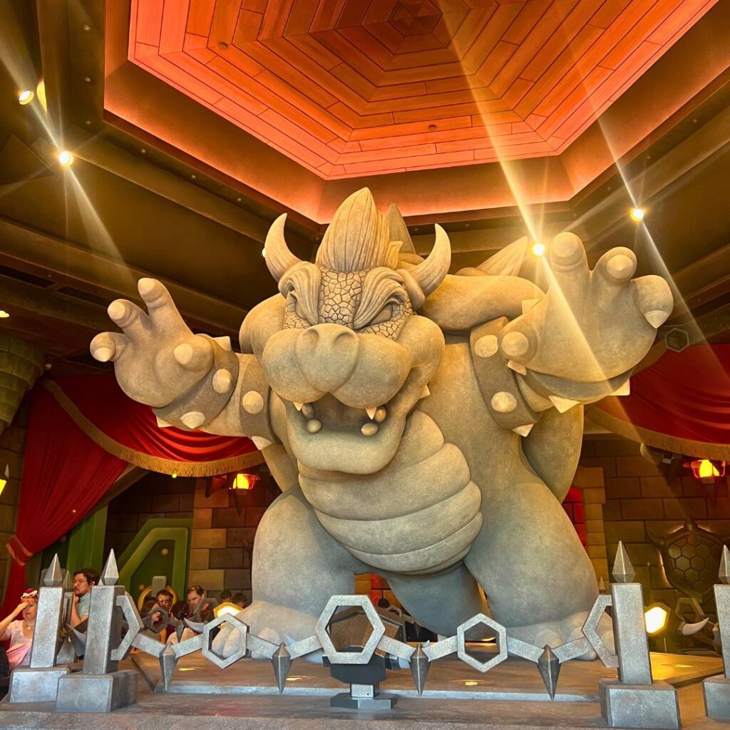 Bowser Statue in Universal Hollywood