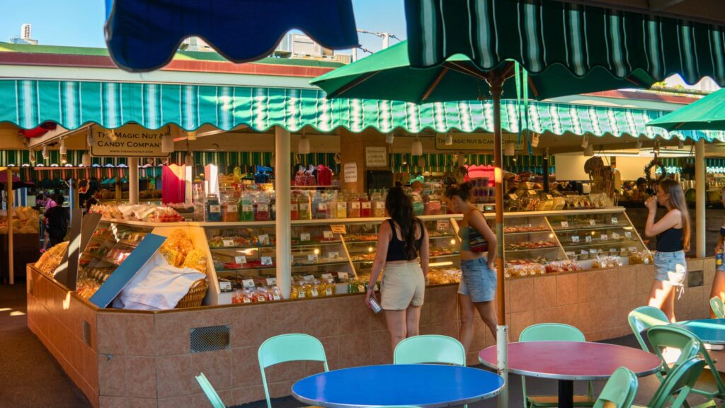 Farmers Market Stand in Los Angeles LA