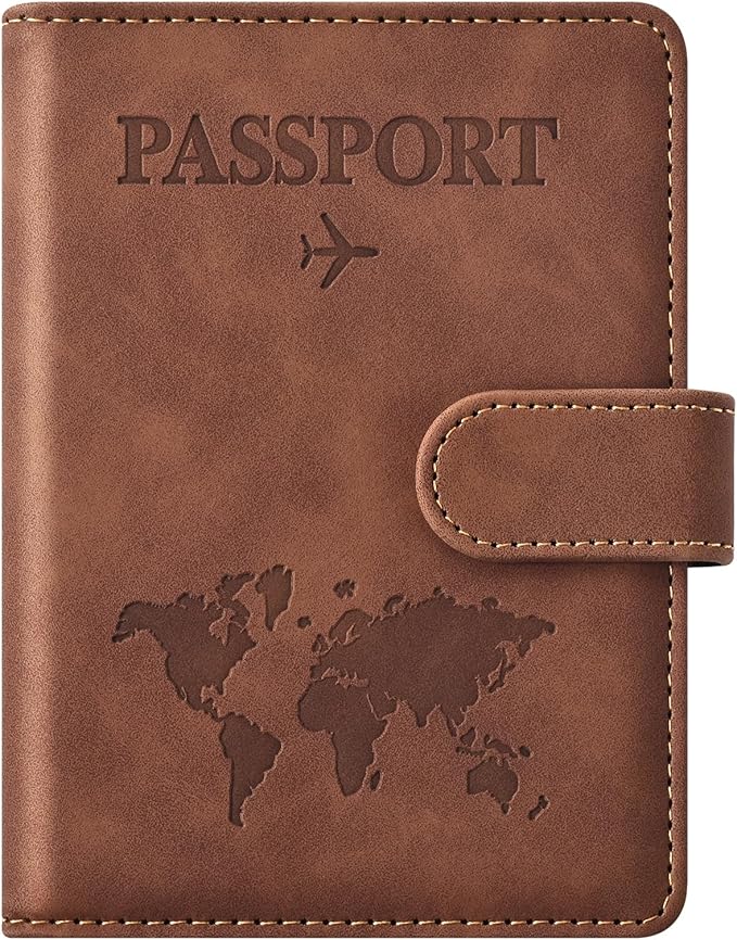 Faux Leather Passport Cover