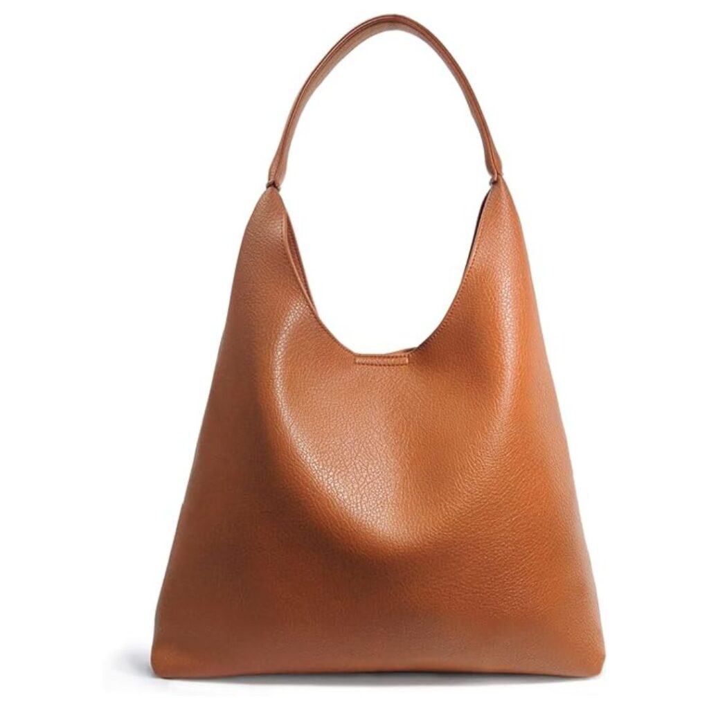 Hobo Bags for Women Soft Vegan Leather Shoulder Tote Handbag
