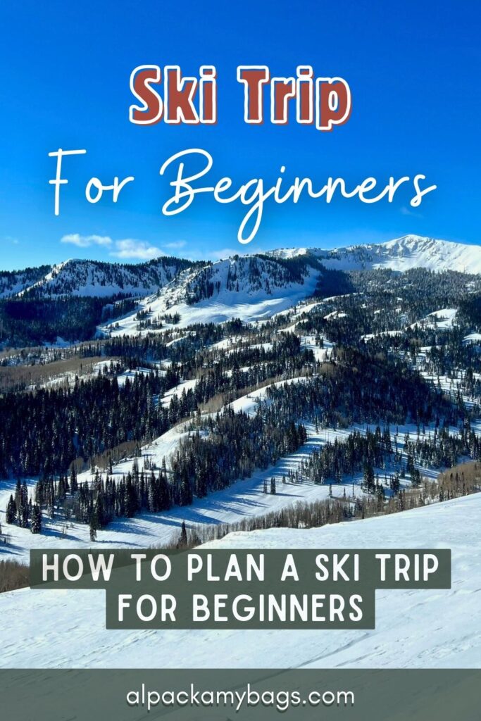 How to Plan a Ski Trip Pinterest Cover