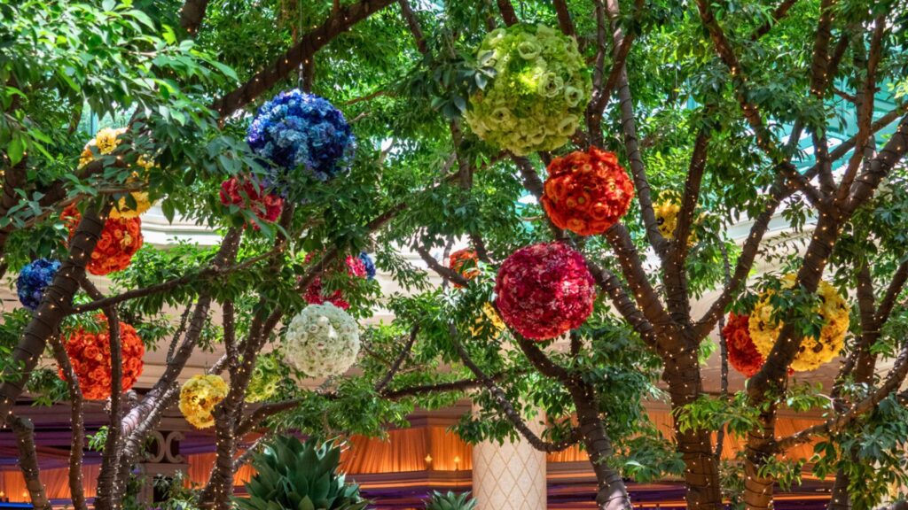 Flowers in Wynn Hotel - Las Vegas Things to Do in the Day