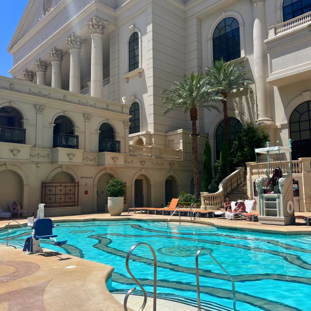 Pool at Caesars Palace Las Vegas