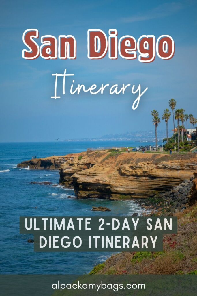 San Diego Itinerary Pinterest