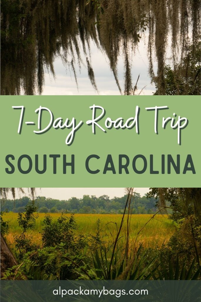 South Carolina Road Trip Pinterest Cover