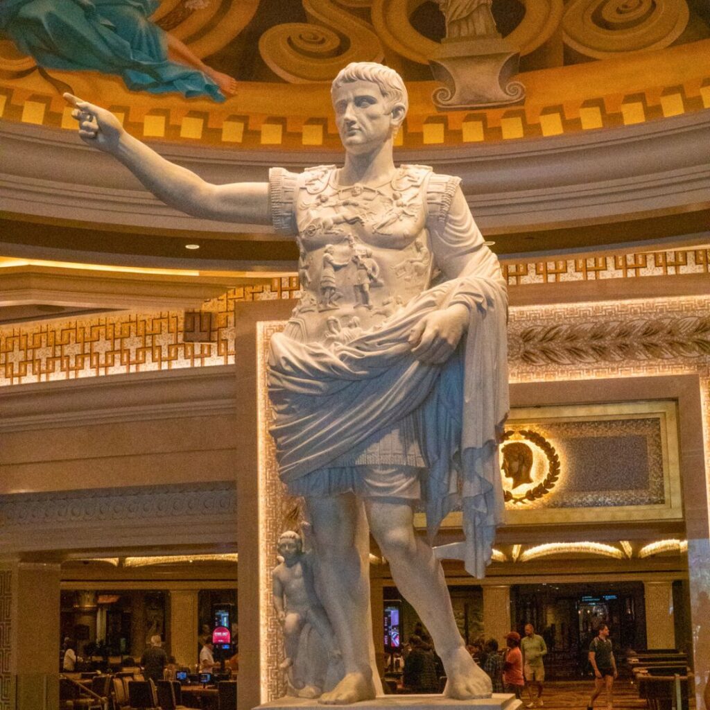 Statue in Caesar's Palace Las Vegas