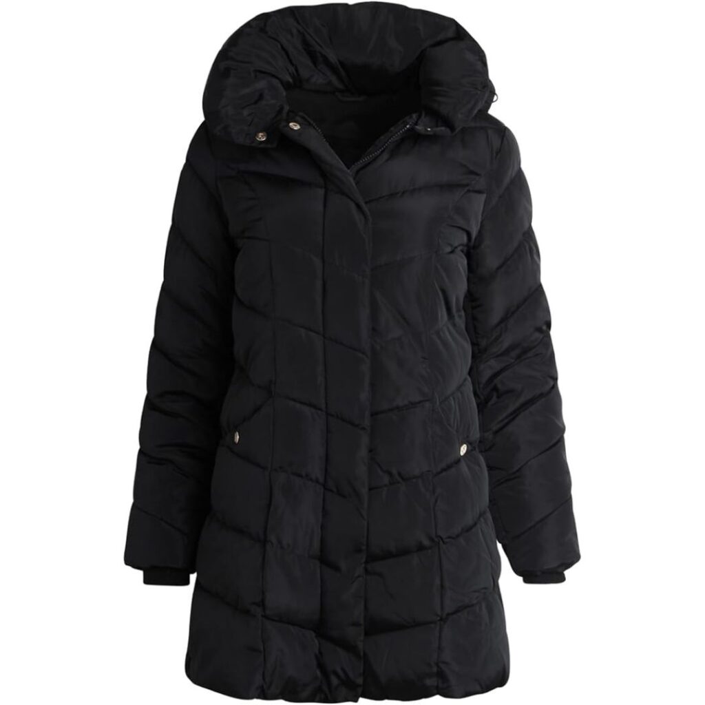 Steve Madden Womens Puffer Jacket - Heavyweight Insulated Quilted Parka