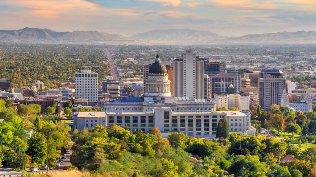 Utah State Capitol in Salt Lake City