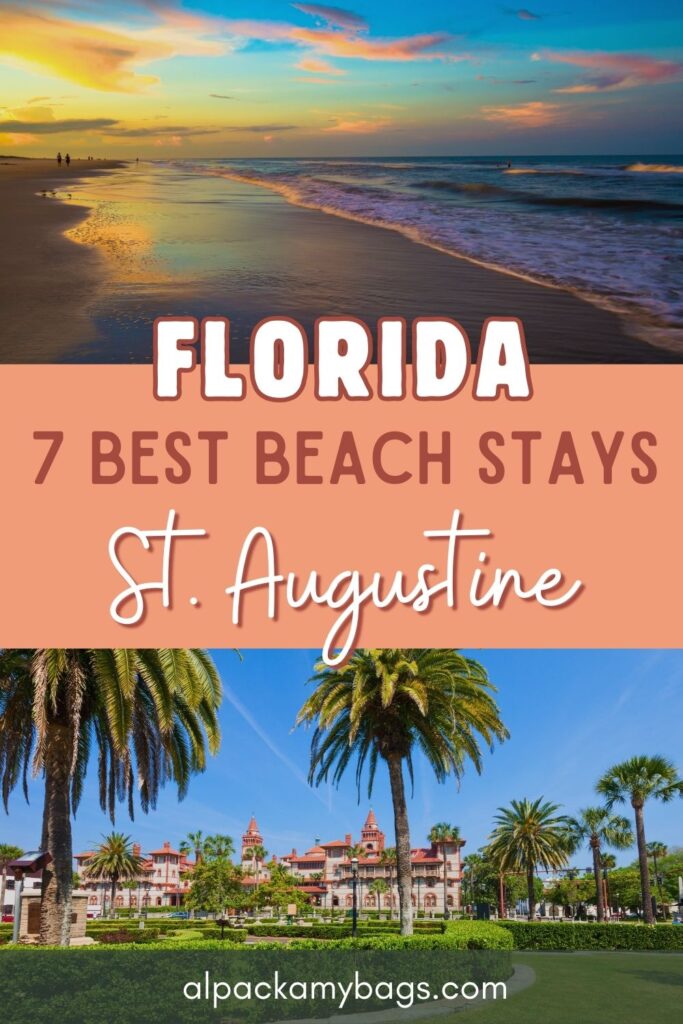 Where to Stay in St Augustine Pin Cover